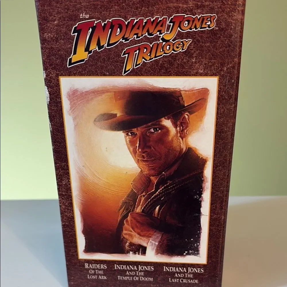Indiana Jones Trilogy VHS Set